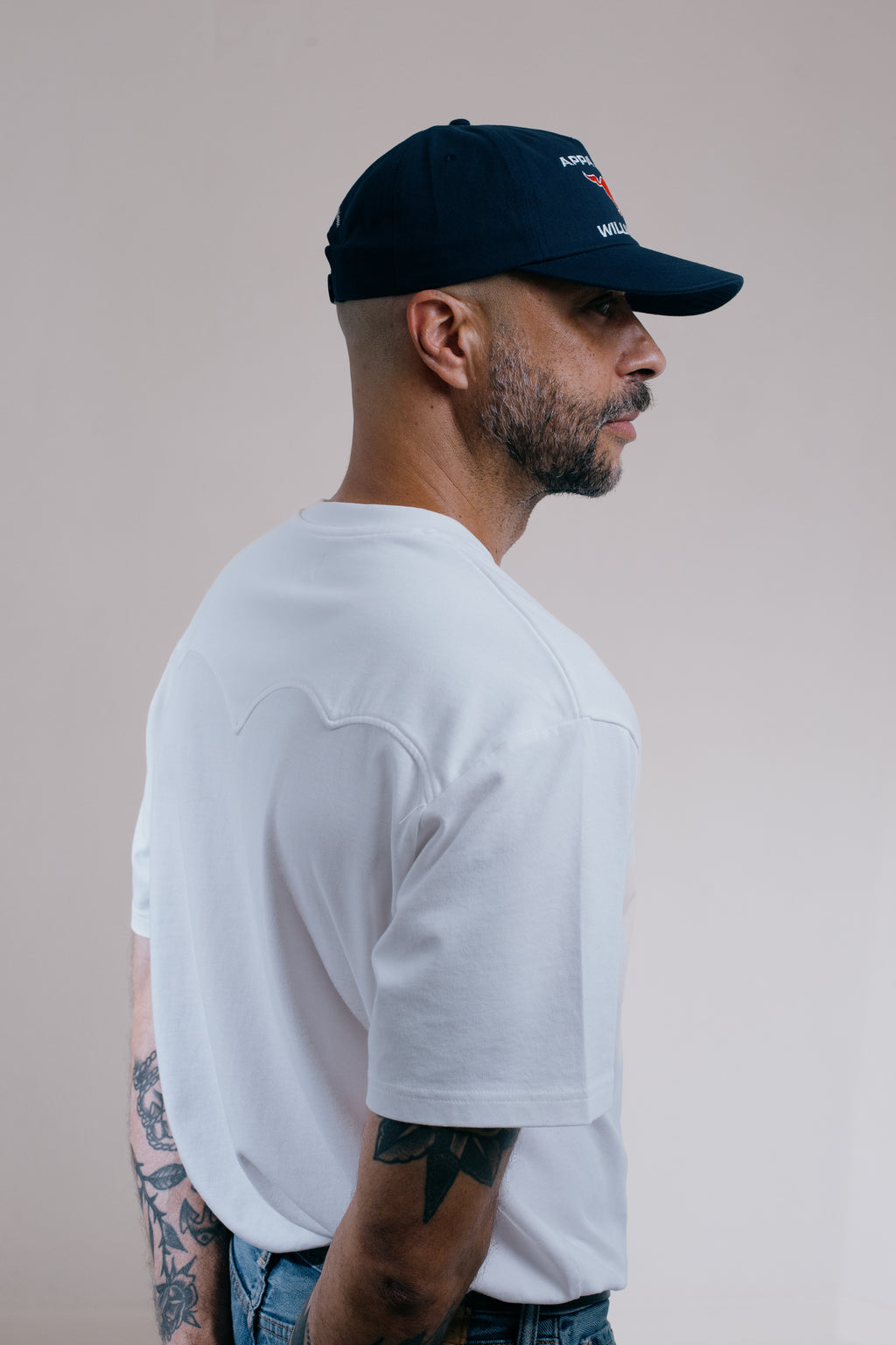 Heavyweight Western T-shirt  (White)