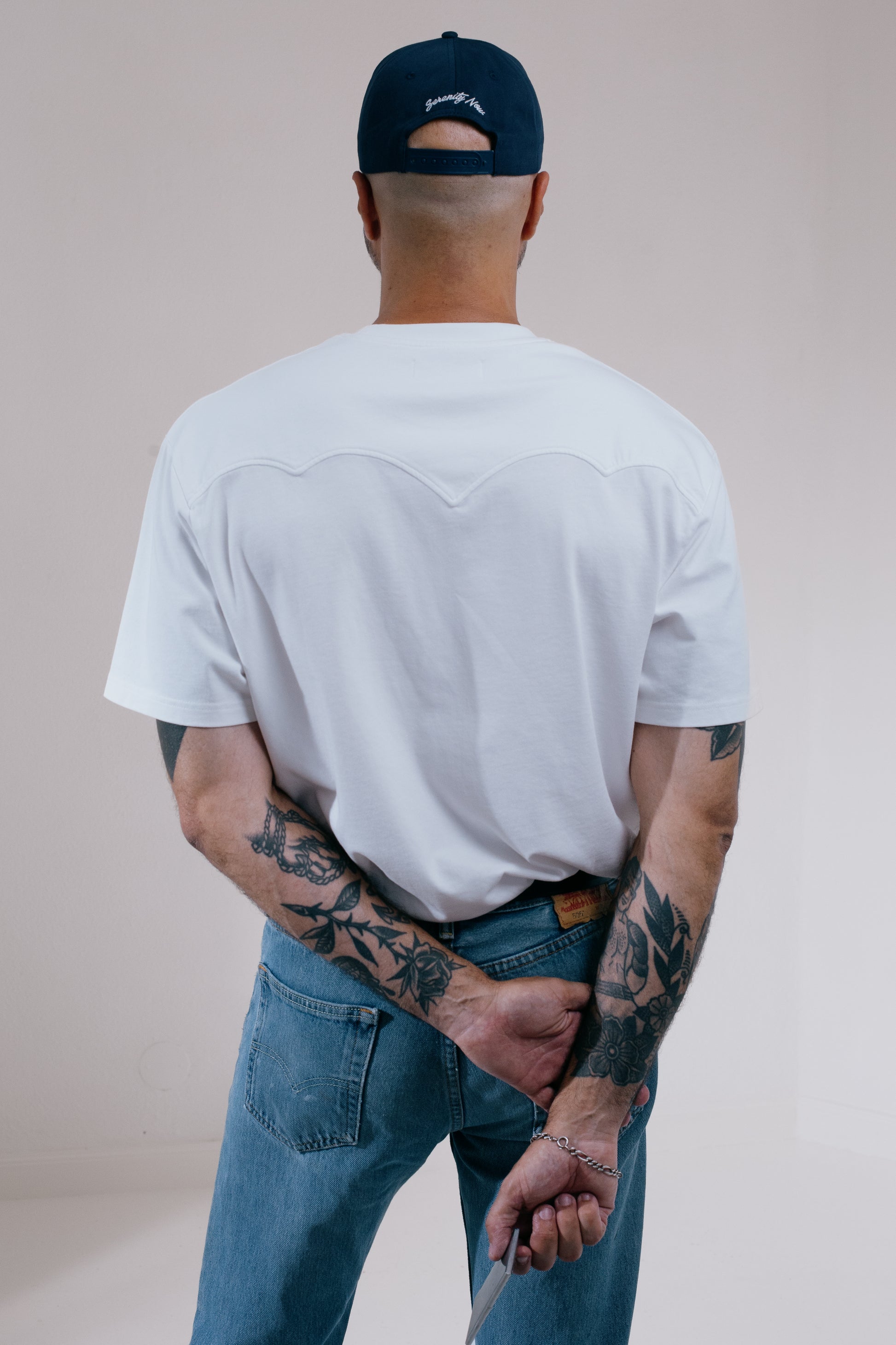 Heavyweight Western T-shirt  (White)