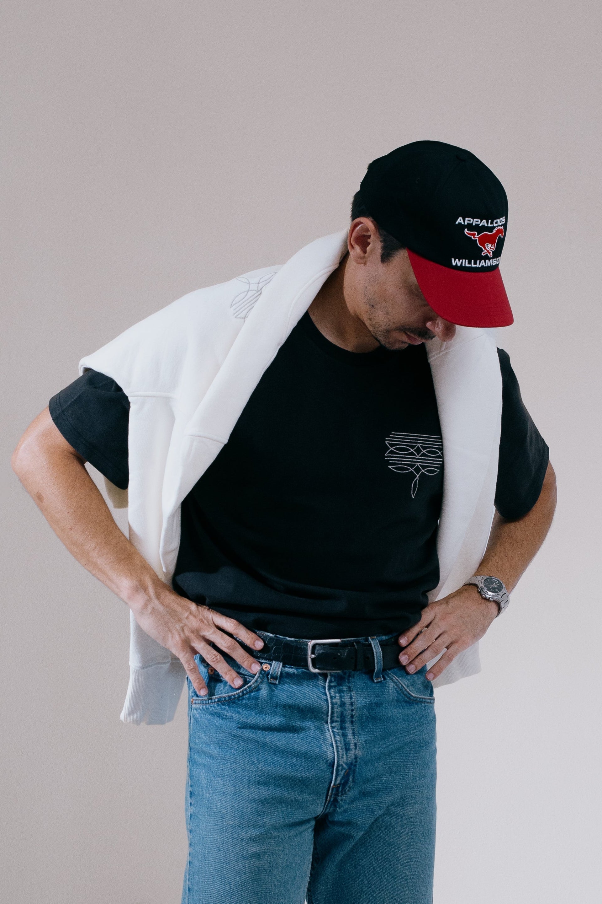 Horsepower Cap - Black/Red