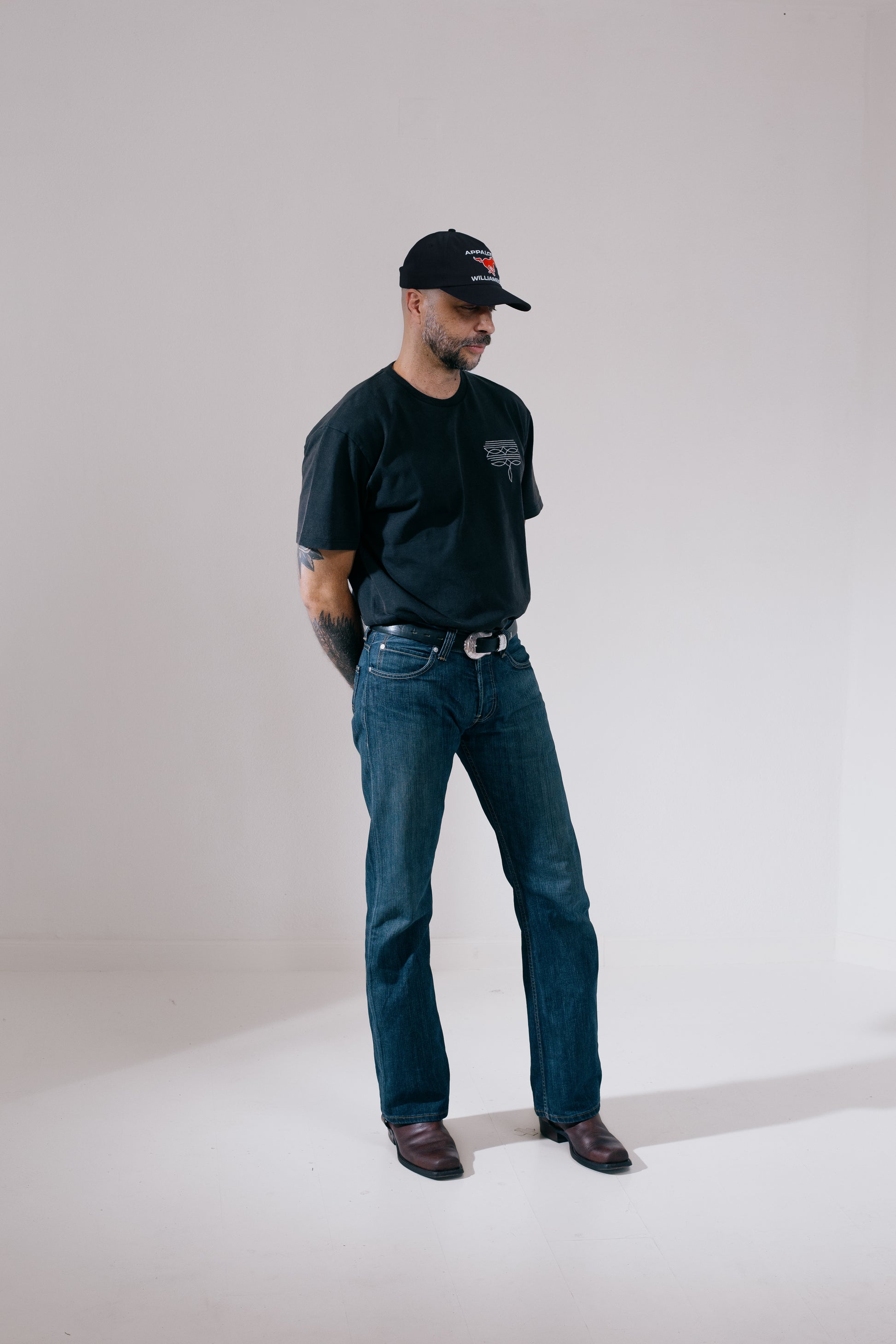 Heavyweight Western T-shirt (Black)