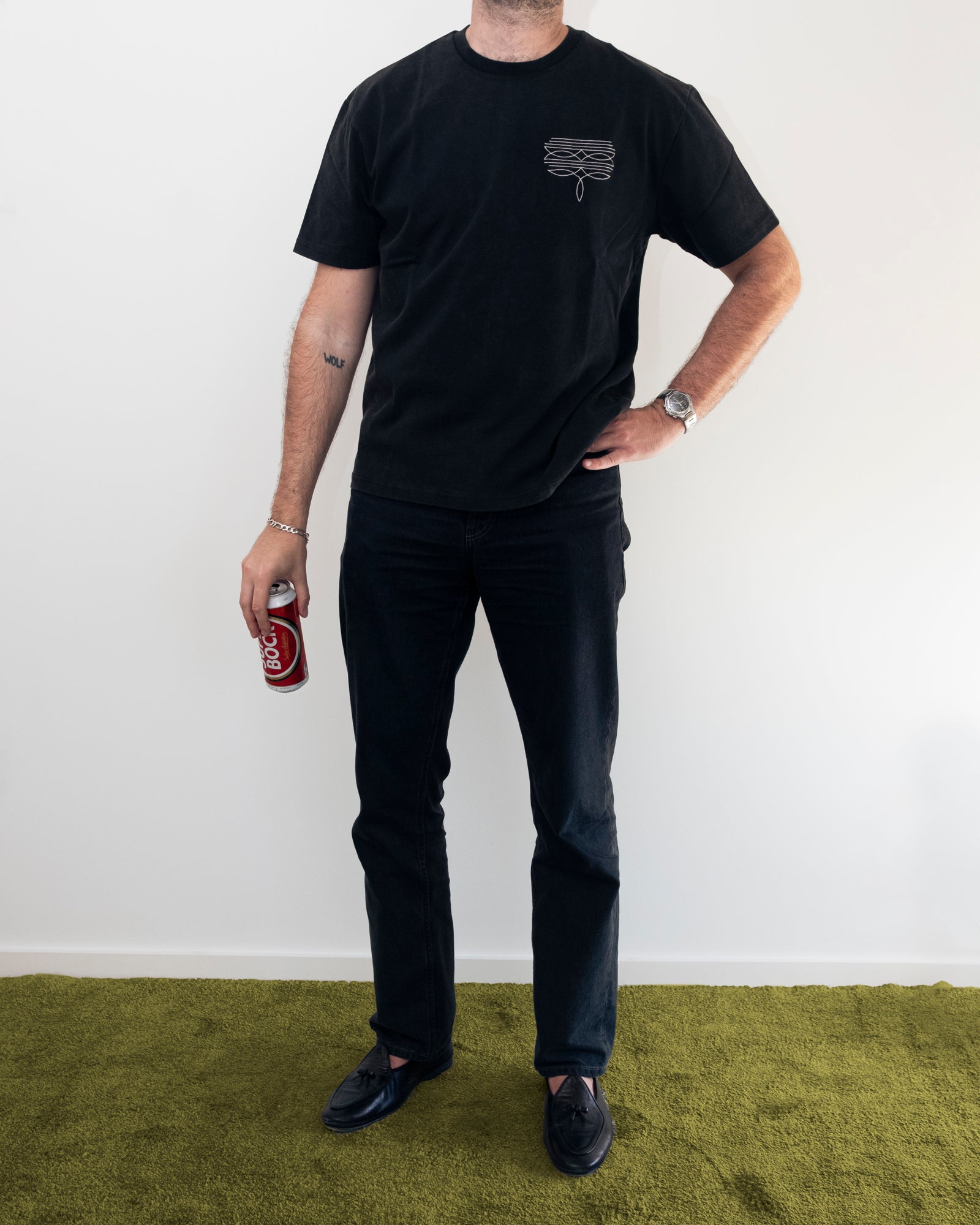 Heavyweight Western T-shirt (Black)