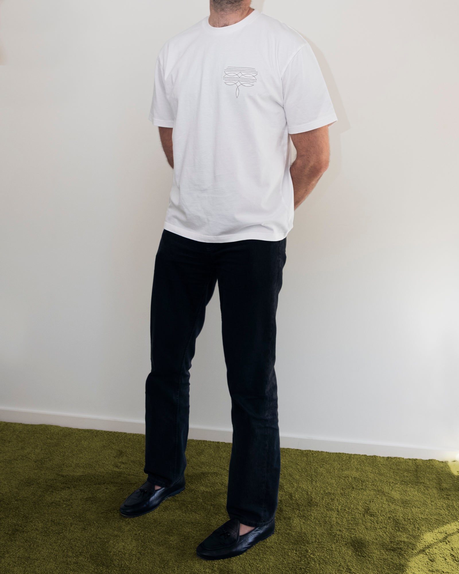 Heavyweight Western T-shirt  (White)