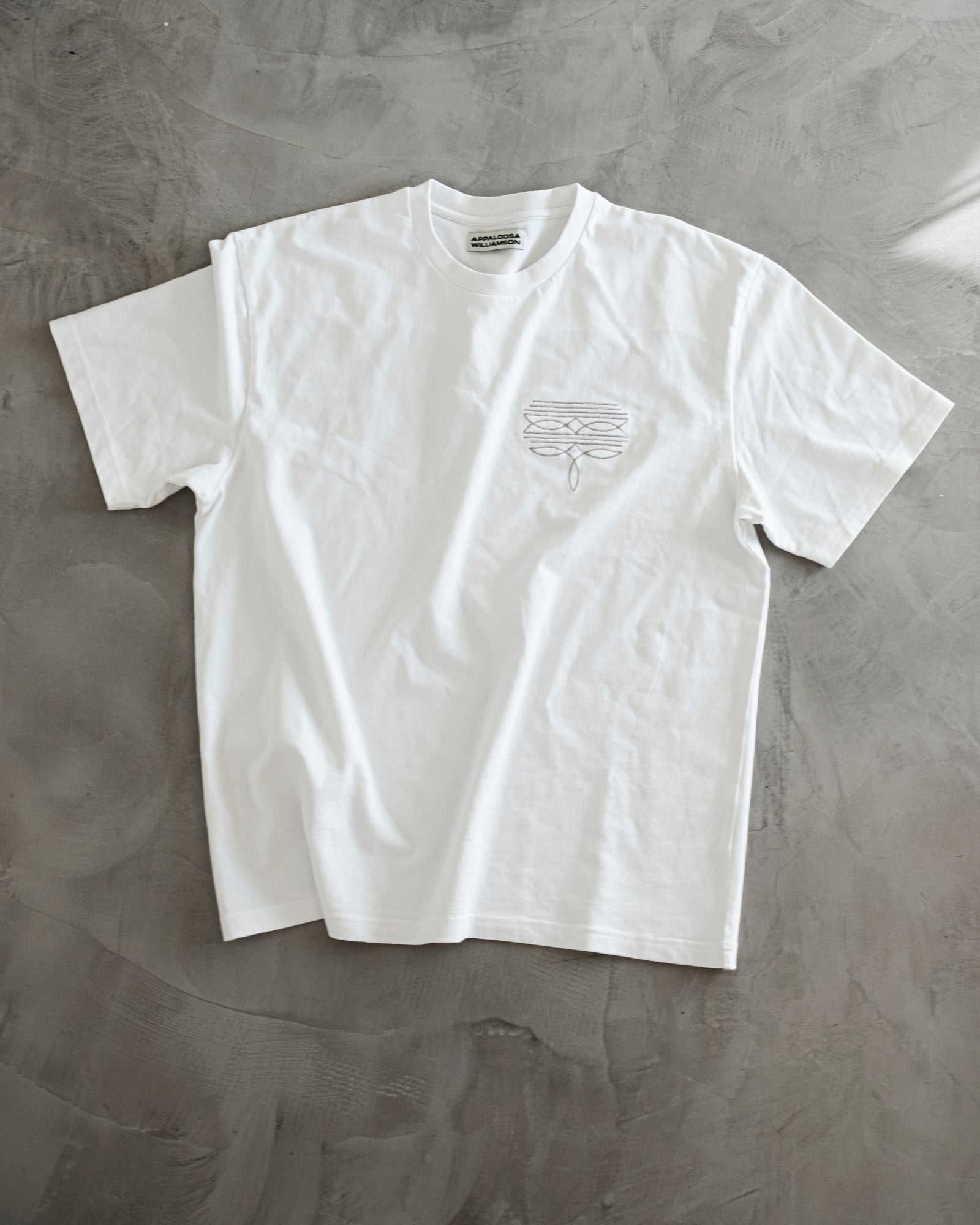 Heavyweight Western T-shirt  (White)