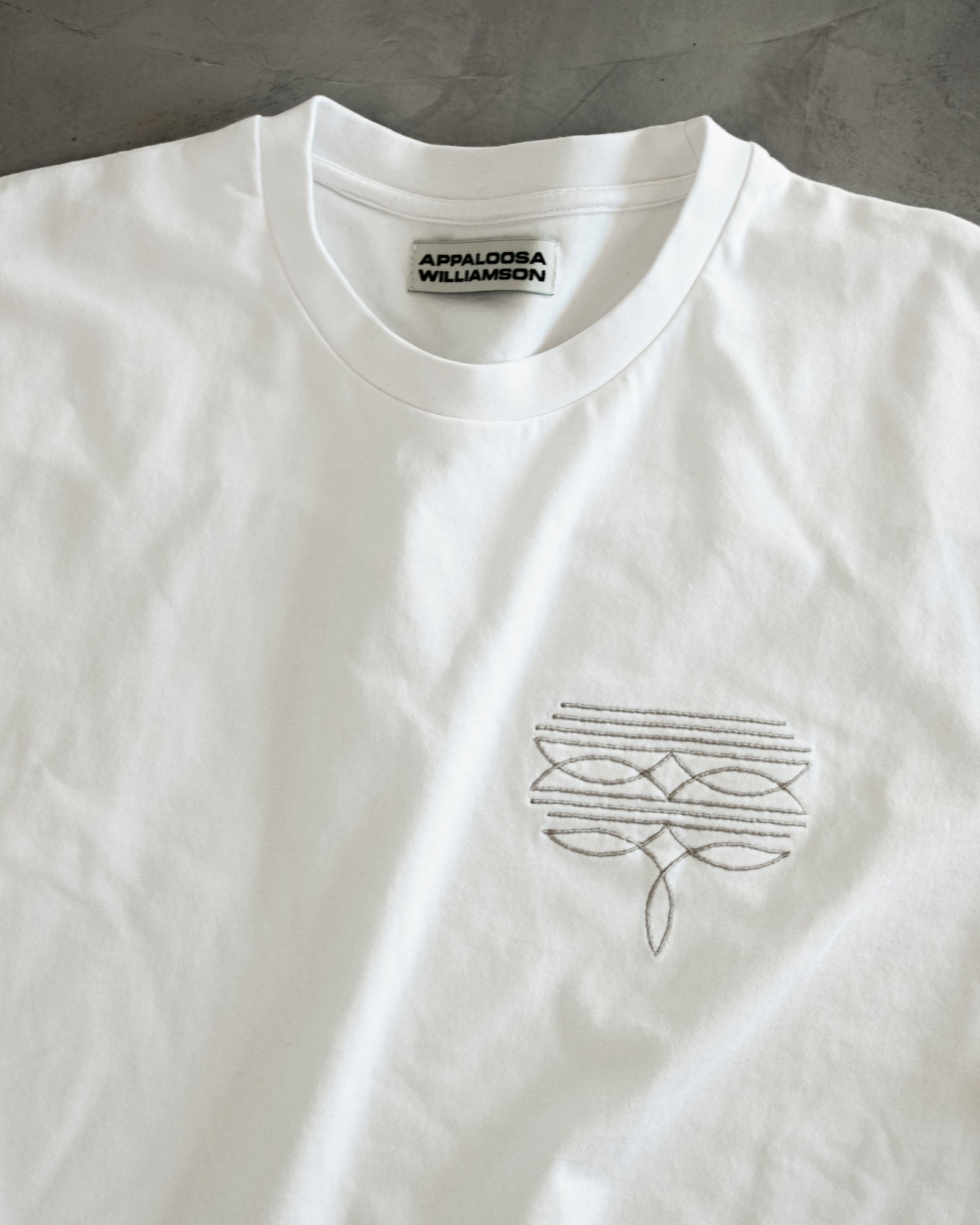 Heavyweight Western T-shirt  (White)