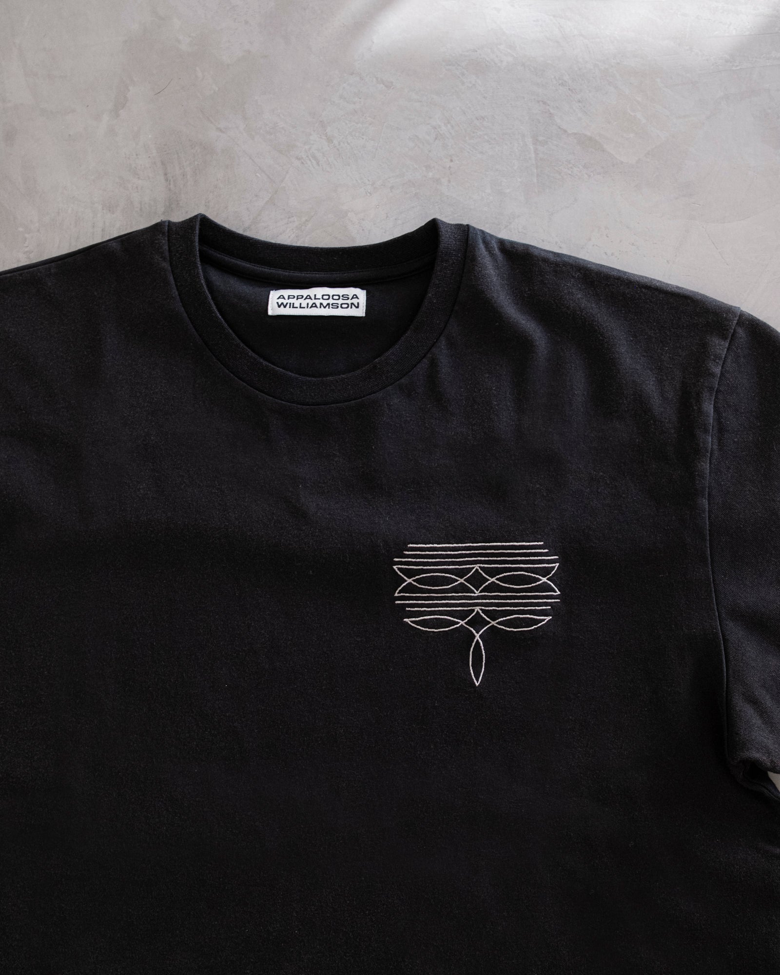 Heavyweight Western T-shirt (Black)