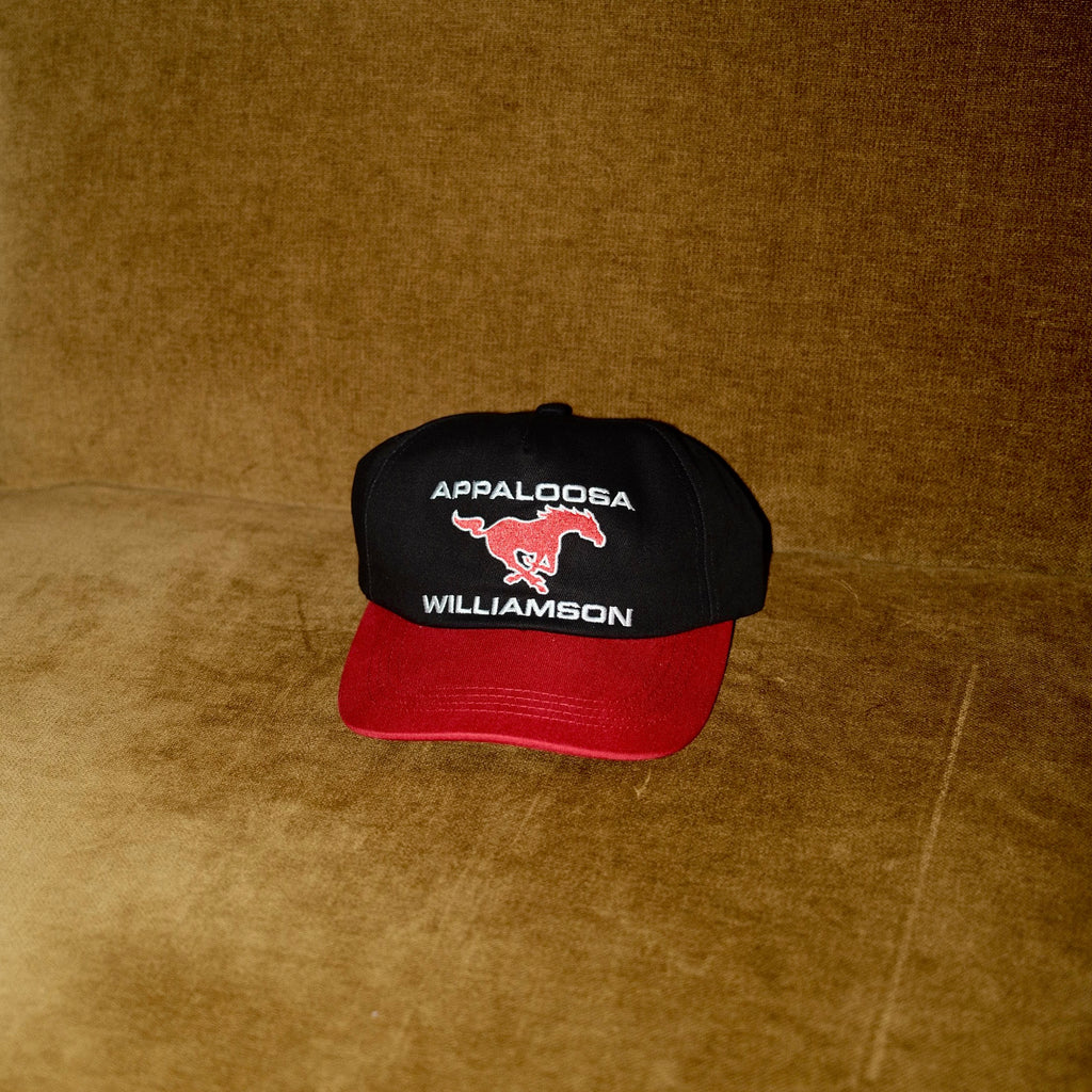 Horsepower Cap - Black/Red