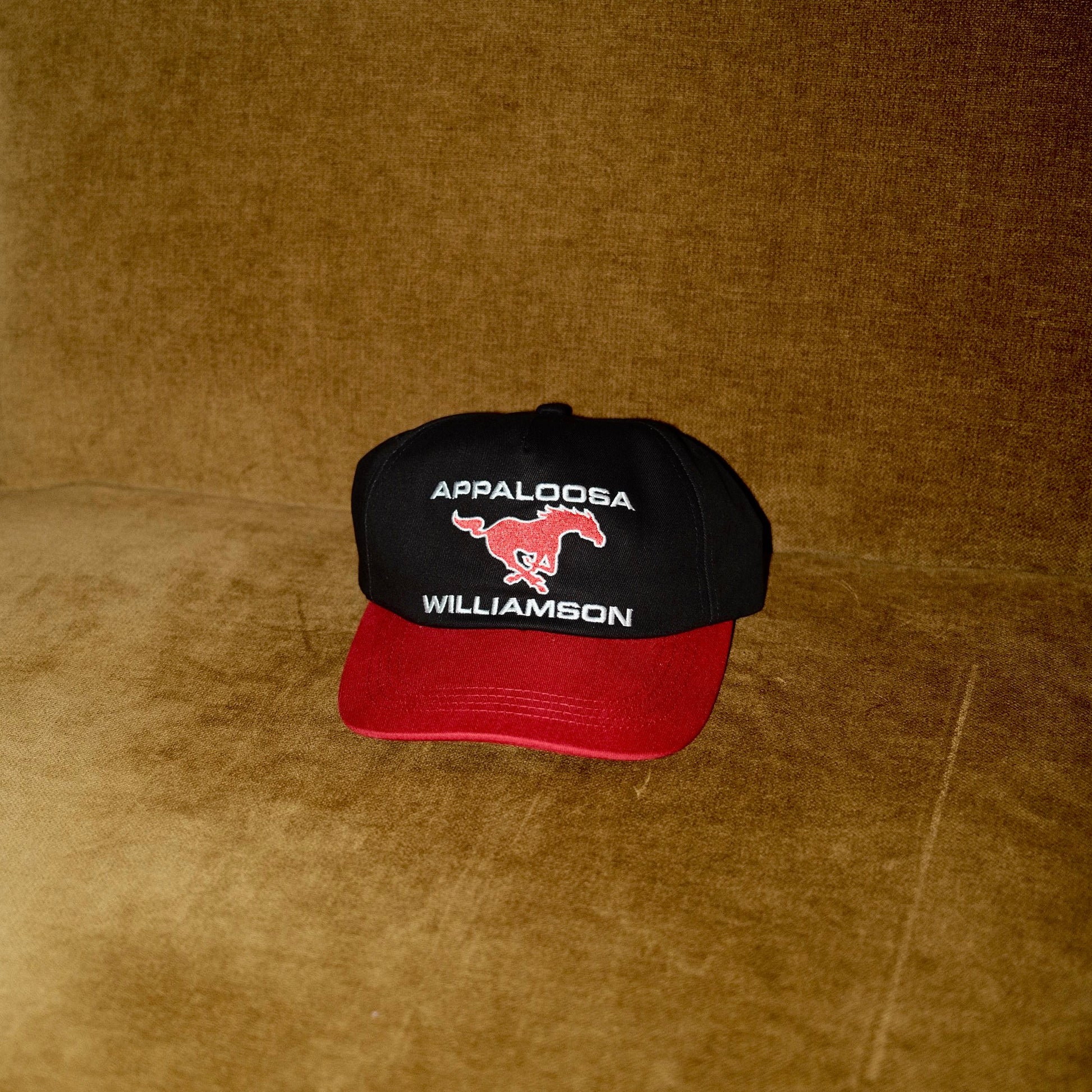 Horsepower Cap - Black/Red