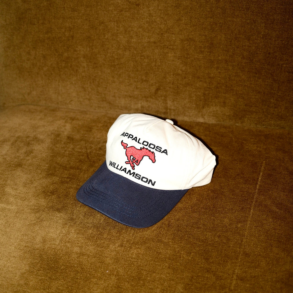 Horsepower Cap - Cream/Navy